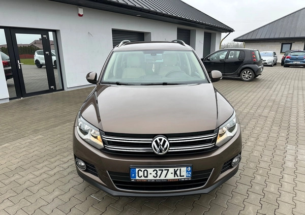 Volkswagen Tiguan cena 52900 przebieg: 184000, rok produkcji 2013 z Zawiercie małe 596